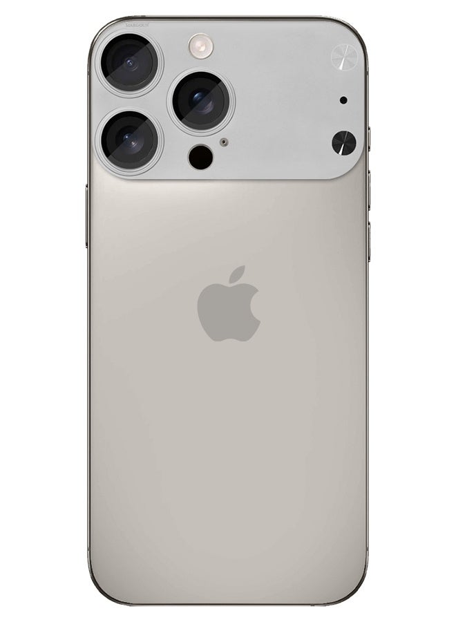 MARGOUN 2 Pieces Lens Protector for iPhone 15 Pro Max and 16 Pro Max – Magic Style Imitating iPhone 17 Pro Max Camera Design Multicolour-3 - Image 5