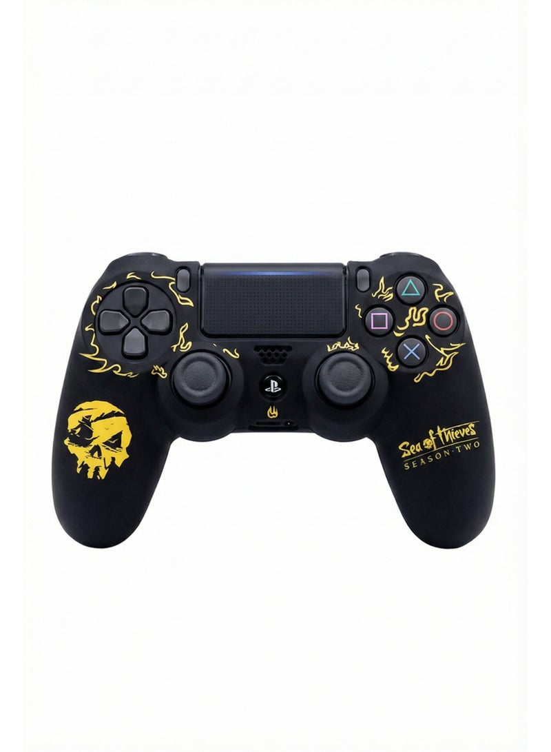 Sony DualShock Wireless Controller For PlayStation 4 Bundle with PS4 Silicone Anti-Slip Shockproof Skin Soft Rubber Grip Case for Better Control Anti-Scratch Durable Protection Sleeve for PlayStation 4 Wireless with Yellow case Cover - Image 3