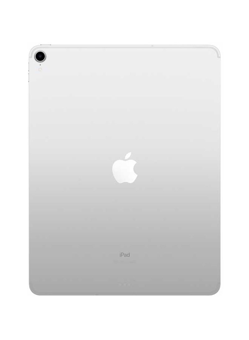 ابل  Renewed - iPad Pro 2018 (3rd Gen) 12.9-Inch 64GB Wi-Fi + Cellular Silver - Image 3