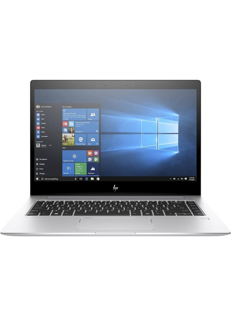 HP Renewed HP EliteBook 1040 G4 Laptop, Intel Core i7-7600U, 256GB SSD, 16GB RAM, Intel HD Graphics 620, 14 Inch Full HD IPS Display English silver - Image 1