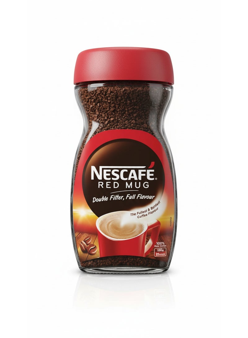 Nescafe Red Mug Double Filter Full Flavour Instant Coffee 190grams Single - Image 1