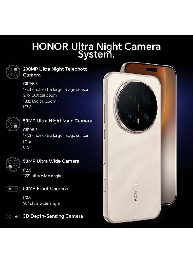 Honor Magic 8 Pro Dual SIM 5G Black 16GB RAM 1TB With Free Watch5 Ultra, 12 Month 360° Damage Protection Insurance and 3 Month Google AI Pro Trial - Middle East Version - Image 5