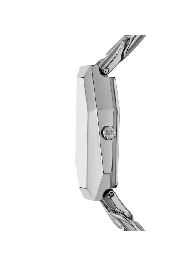 Michael Kors Women's Michael Kors MK4879 Women’s Stainless Steel Watch – Silver Dial & Silver Metal Strap | 24mm Circular Case | Quartz Movement | 30M Water Resistance - Image 2