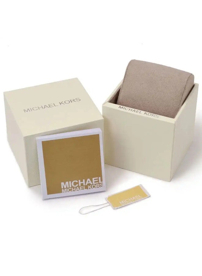 Michael Kors Women's Michael Kors MK4879 Women’s Stainless Steel Watch – Silver Dial & Silver Metal Strap | 24mm Circular Case | Quartz Movement | 30M Water Resistance - Image 4