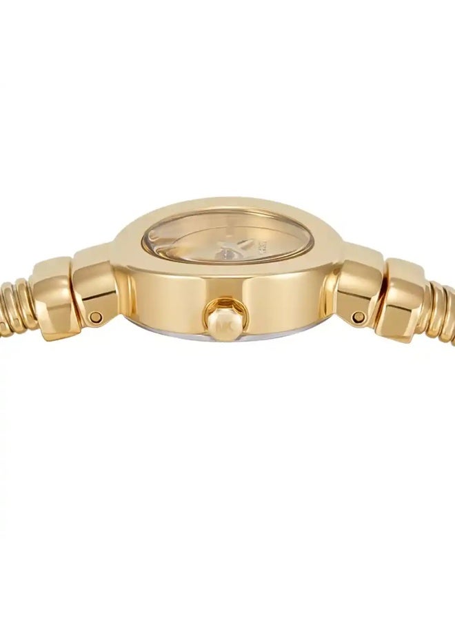 مايكل كورس Women's Michael Kors MK7527 Women’s Stainless Steel Watch – Gold Dial & Gold Strap | 21mm Circular Case | Quartz Movement | 30M Water Resistance - Image 4