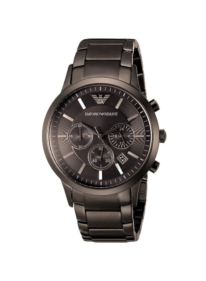 امبوريو ارماني Men's Emporio Armani AR2454 Renato Chronograph – Elegant Stainless-Steel Men’s Watch (43 mm) - Image 1