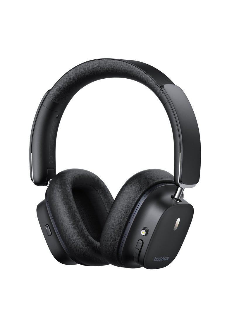 Baseus Bowie 30 Max – Premium Noise-Canceling Wireless Headphones (Cluster Black) BLACK - Image 1