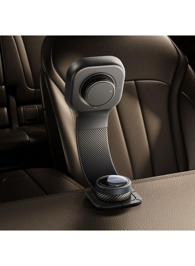 Baseus OS-PrimeTrip C03 Universal Magnetic Car Mount (Stick-On) – Strong Dashboard/Console Phone Holder, 360° Rotatable, Ultra-Slim Design, Cosmic Black – Secure Hands-Free GPS & Calls for All Smartphones Black - Image 5