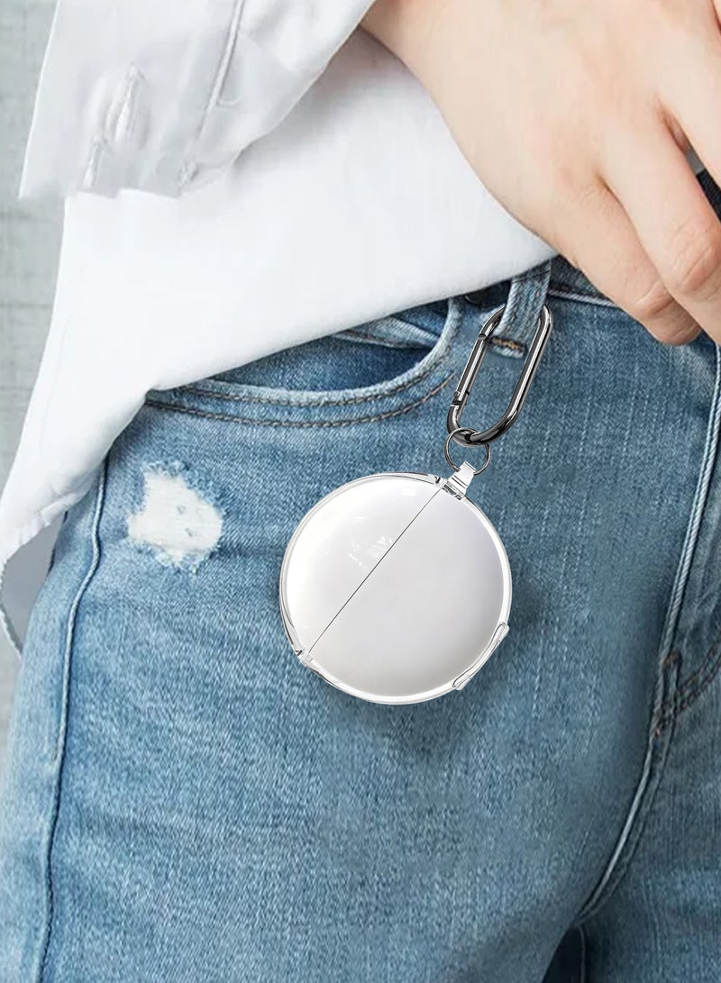 MARGOUN Transparent TPU Shield Case for Freebuds 7i Case - with Anti-Scratch Protection and Detachable Carabiner clear - Image 4