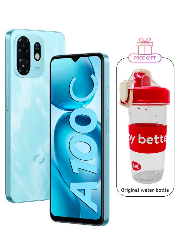 إيتيل A100c بليز أزرق 2+4 جيجابايت رام 64 جيجابايت 4G + هدية مجانية زجاجة itel - نسخة الشرق الأوسط - Image 1