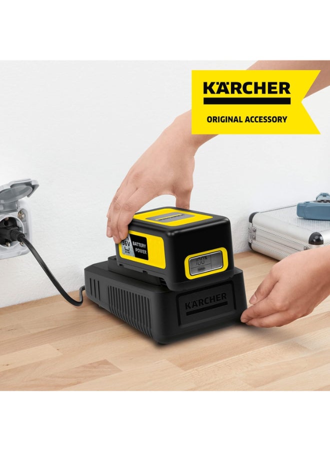 KARCHER Fast Charger 36V – Quick Charging Station for Karcher 36V Battery Power Tools & Garden Equipment black - Image 2