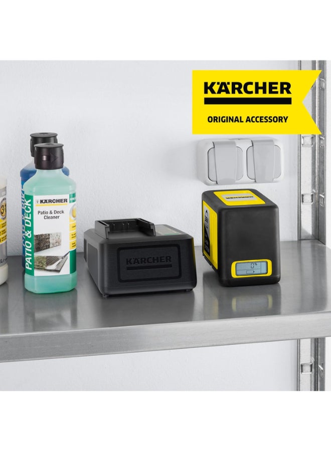 KARCHER Fast Charger 36V – Quick Charging Station for Karcher 36V Battery Power Tools & Garden Equipment black - Image 4