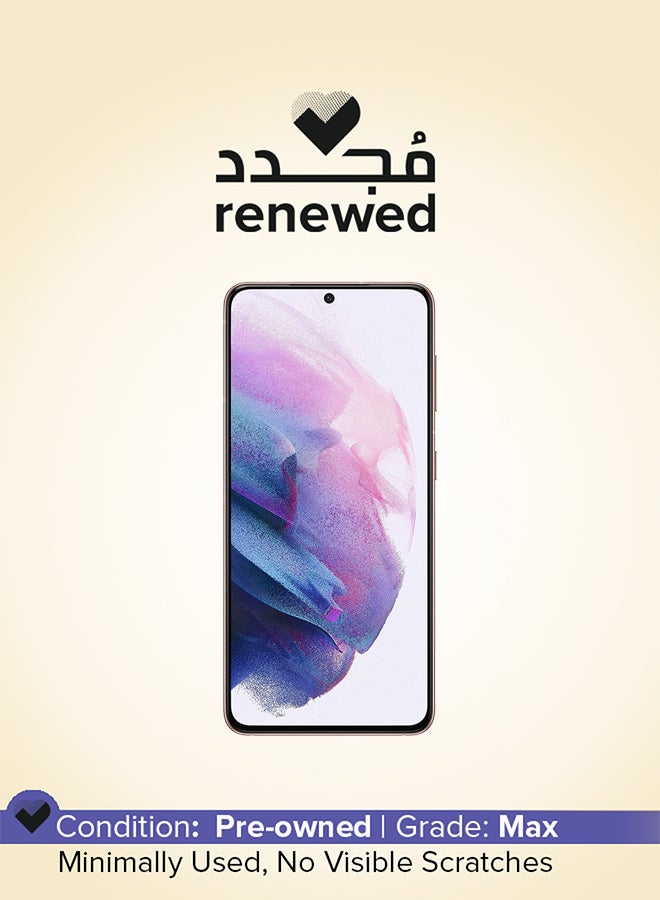 سامسونج Renewed - Galaxy S21 Single SIM Phantom Violet 8GB RAM 256GB 5G - International Version - Image 1
