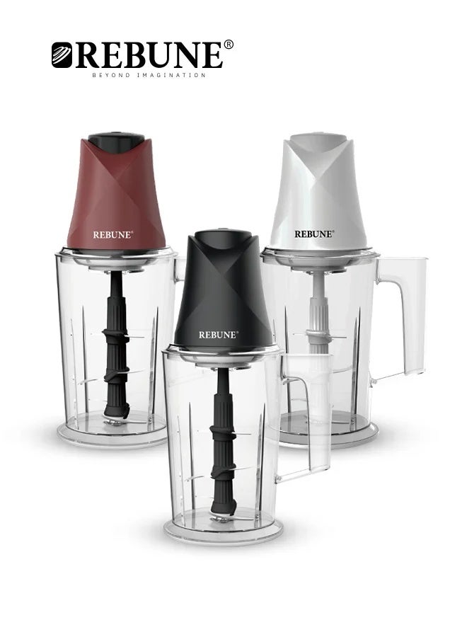 ريبون مفرمة خضروات كهربائية - 2 لتر - 500 وات - ستانلس ستيل - - Image 2