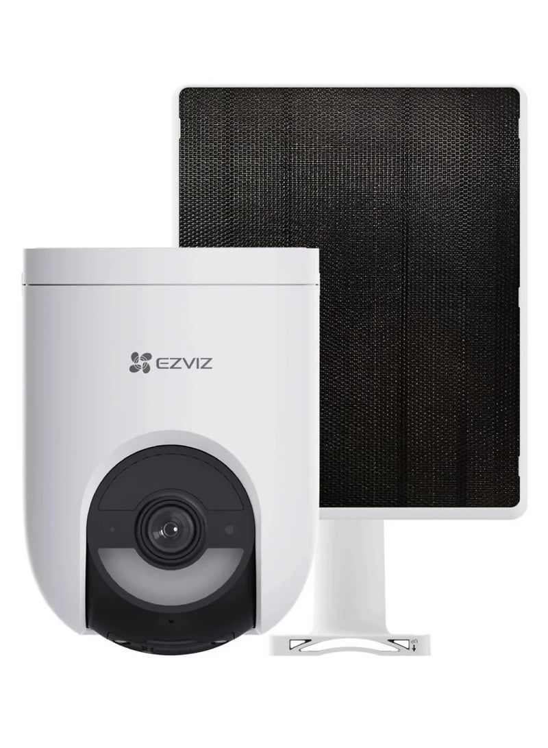 EZVIZ HB8 Lite 4G & Wi-Fi Smart Home Battery Camera Kit – 2K+ HD, Pan-Tilt 340°/80°, AI Person & Vehicle Detection, Auto Tracking, Color Night Vision with Spotlight & Siren, Solar-Powered, 4G LTE + Wi-Fi, MicroSD & Cloud Storage, Weatherproof | CS-HB8c-R100-1N4WFL4GA - Image 1