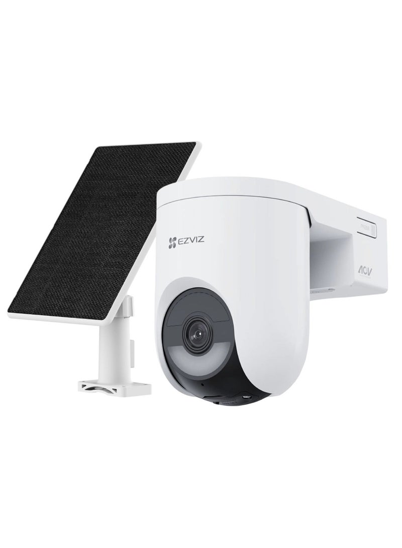 EZVIZ HB8 Lite 4G & Wi-Fi Smart Home Battery Camera Kit – 2K+ HD, Pan-Tilt 340°/80°, AI Person & Vehicle Detection, Auto Tracking, Color Night Vision with Spotlight & Siren, Solar-Powered, 4G LTE + Wi-Fi, MicroSD & Cloud Storage, Weatherproof | CS-HB8c-R100-1N4WFL4GA - Image 2