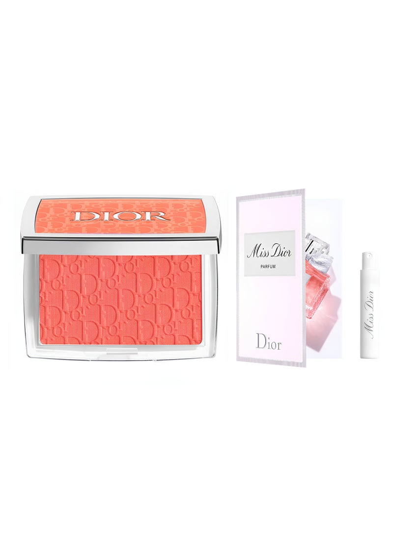 Dior gift set consisting of (4.4g blush powder + 1ml Miss Dior perfume) - Image 1