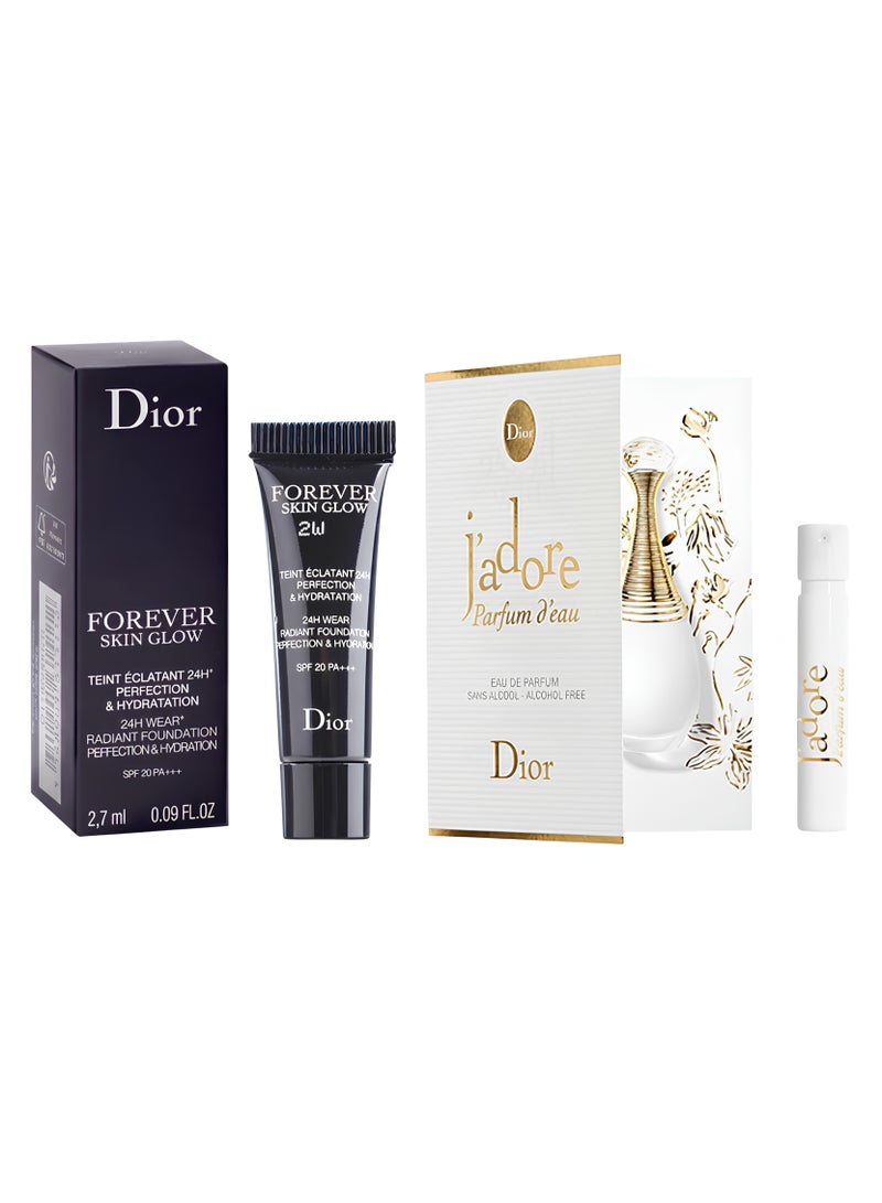 Dior Forever Foundation 2.7ml + J'adore Perfume 1ml