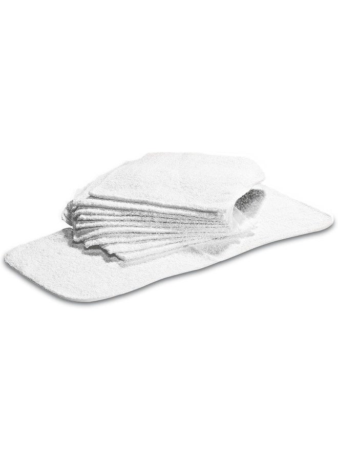 KARCHER Floor Wipe Set 5-Pieces, Large White - Image 1