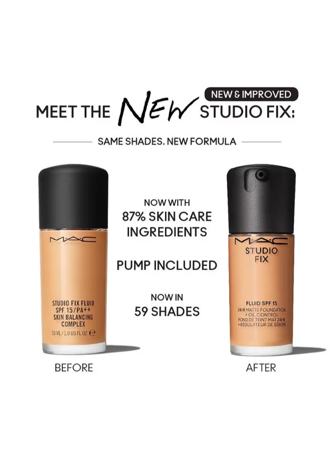 MAC Studio Fix Fluid Foundation SPF15 15ml NW15 - Image 3