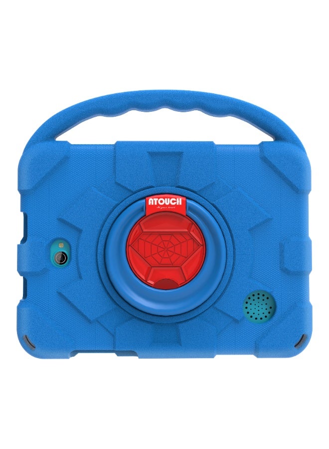 ATOUCH 7.85-inch Incell Screen Kids Smart Early Education Android Tablet KC66 Plus 12GB RAM 256GB ROM Dual Sim 5G Network EVA Case with 360° Stand And Writing LCD - Blue - Image 2