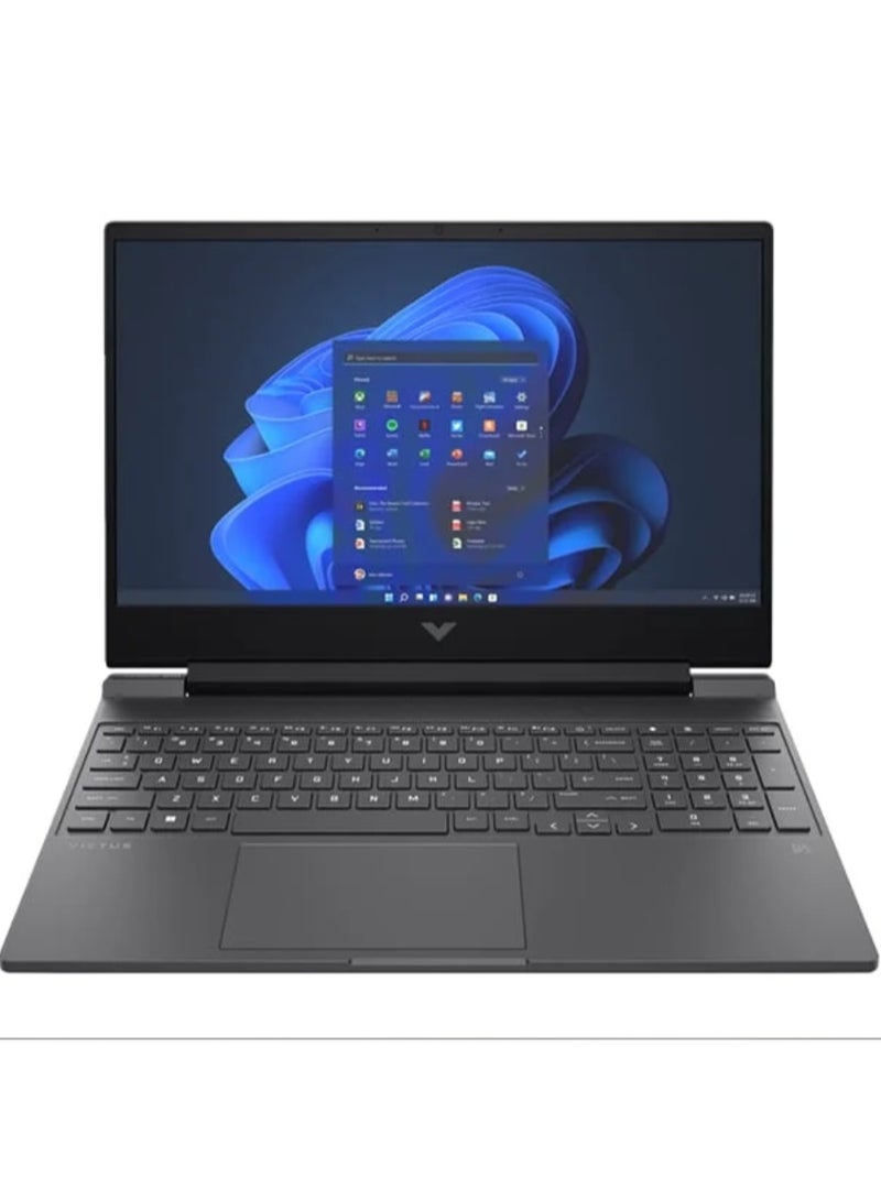 HP Victus 15-fa2787nr Gaming Laptop With 15.6-Inch Display, Core i7-13620H Processor/16GB RAM/512GB SSD/NVIDIA GeForce RTX 4060 8GB Graphics Card/Windows 11 Mica Silver - Image 1