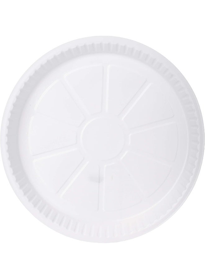 Falcon Plastic Round Plate 26Cm 25'S White - Image 3