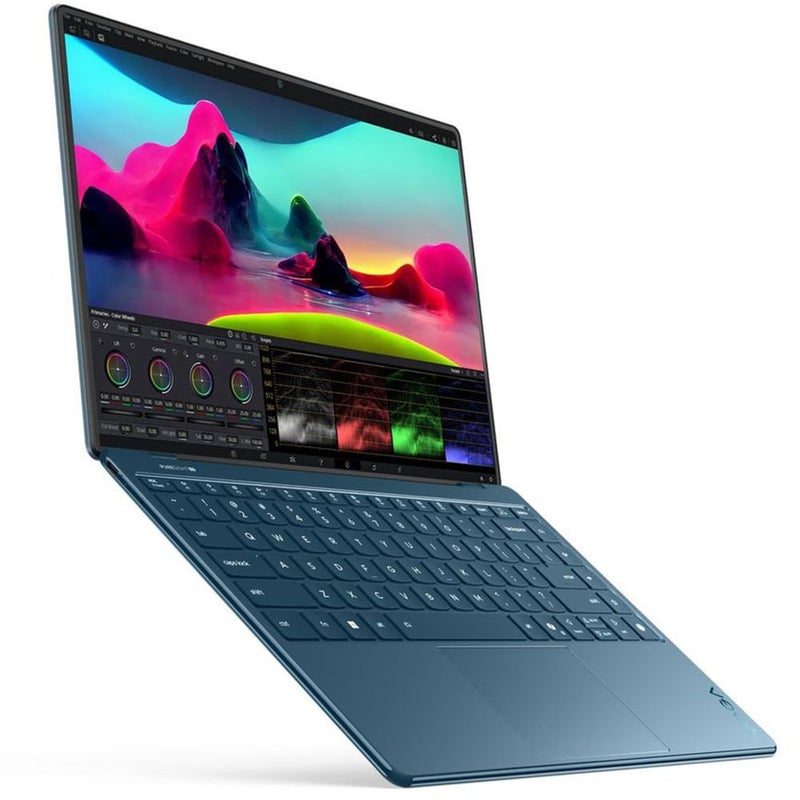 Lenovo Yoga Slim 9 14ILL10 (2025) Laptop – 2nd Series / Intel Core Ultra 7-258V / 14inch WQUXGA / 1TB SSD / 32GB RAM / Shared Intel ARC Graphics 140V / Windows 11 Home / English & Arabic Keyboard / Tidal Teal / Middle East Version – [83CX000MAX] English Tidal Teal - Image 5