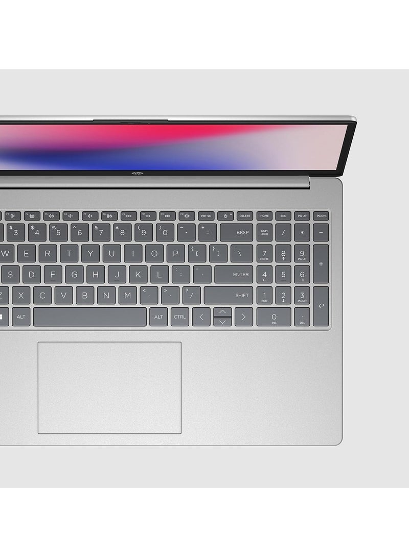 HP 15-fd1096TU Laptop 15 With 15.6-Inch Display, Intel Core 5 120U Processor/8GB RAM/512GB SSD/Windows 11 English Natural Silver - Image 2