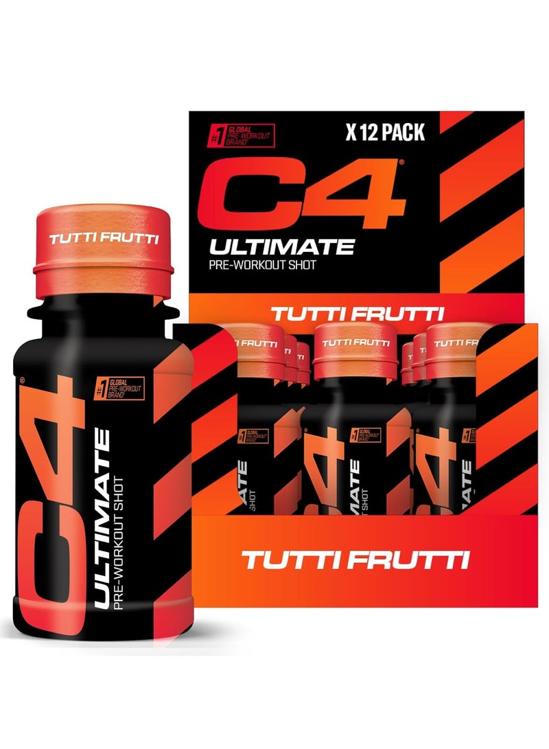 CELLUCOR C4 Original Pre Workout Shot - Tutti Frutti - (Pack of 12) - Image 1