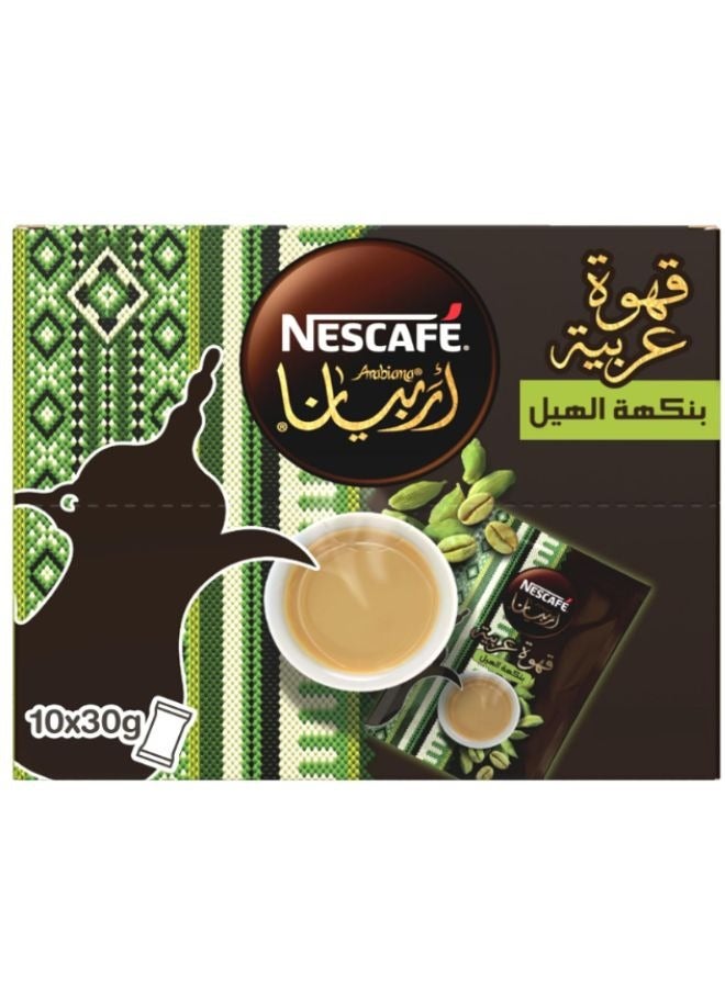 نسكافيه Arabiana Instant Coffee with Cardamom 300grams Pack of 10 - Image 1