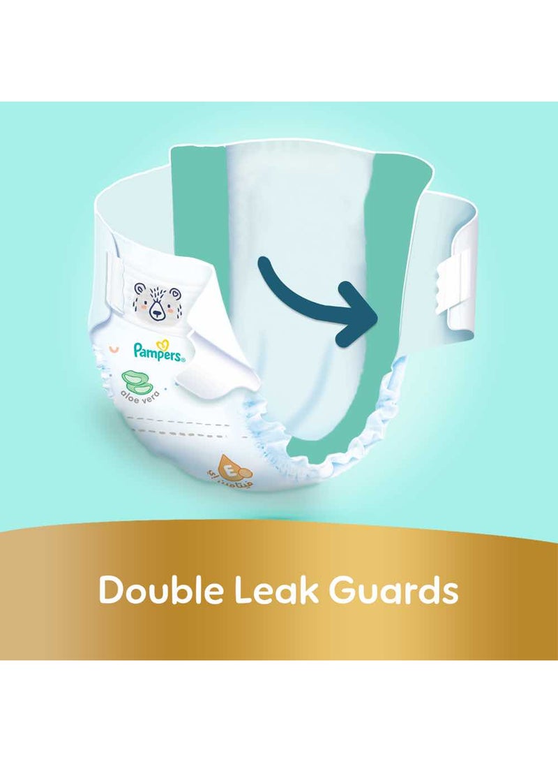 Pampers Ultimate Comfort Taped Diapers, Size 6, 13+kg, Lotion infused with Aloe Vera and Vitamin E, Mega Pack - Image 5