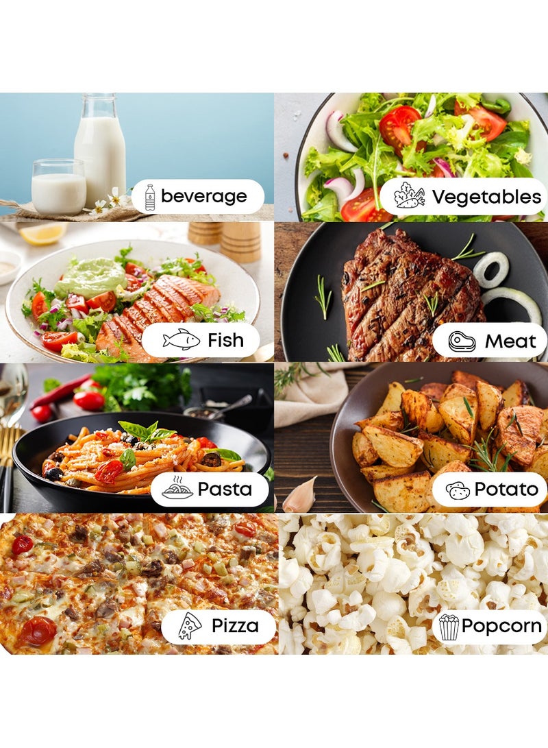 تورنيدو ميكروويف تورنادو 20 لتر سولو مع 5 مستويات طاقة، 700 واط، وظيفة إذابة، مؤقت 35 دقيقة، أبيض، TWMS-20-W-E - Image 4