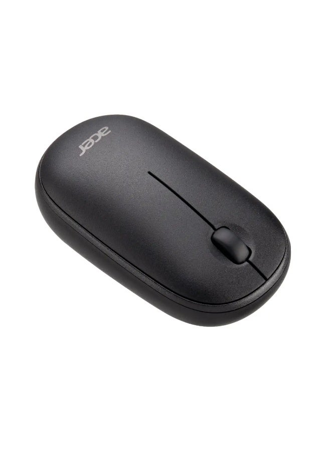 أيسر Wireless Bubble Mouse AMR100, 1600 DPI Optical Sensor, 2.4 GHz RF Wireless Tech, Ambidextrous Design, 10m Wireless Range, 2 Buttons + Scroll Wheel, Battery Powered - Black - Image 5
