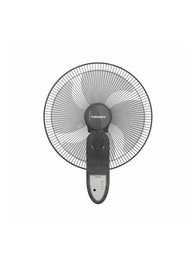 تورنيدو TORNADO Wall Fan 16 Inch 4 Blades Remote Grey EPS-16RG 220 W EPS-16RG grey - Image 1