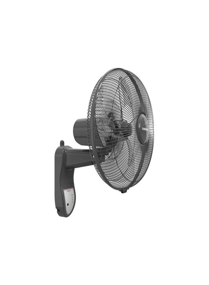 تورنيدو TORNADO Wall Fan 16 Inch 4 Blades Remote Grey EPS-16RG 220 W EPS-16RG grey - Image 4