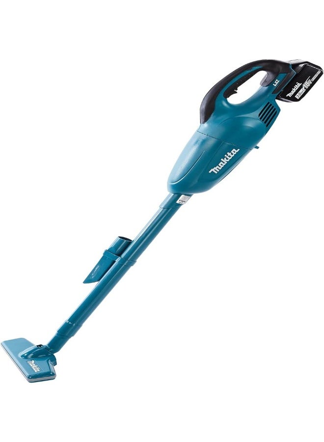 Makita Cordless Vacuum Cleaner 0.65L Capacity, DCL180RF - Blue Blue 999x114x152MM