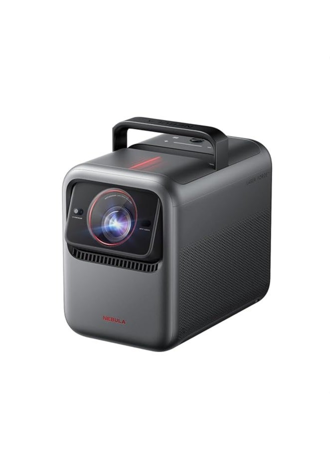 Nebula X1 Triple Laser 4K Projector, 3,500 ANSI Lumens, 56,000:1 Contrast, 40W Stereo Sound, 0.9-1.5 Optical Zoom, Smart AI, Dolby Vision, 300" Screen, Built-In Micro Gimbal, GTV, Handle D2351 Black+Gray - Image 1