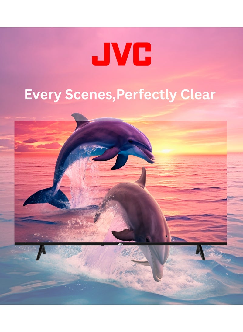 جي في سي تلفاز جوجل الذكي 50 بوصة 4K UHD بدون حواف | صوت دولبي، بلوتوث، جهاز تحكم صوتي "مرحبًا جوجل"، جوجل كاست، DVB-T2/S2 – LT-50N7165 - Image 5