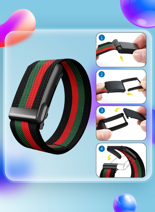 MARGOUN Adjustable Nylon Sport Strap Compatible with Whoop Life MG – Breathable and Waterproof Replacement Wristband Multicolour-1 - Image 3
