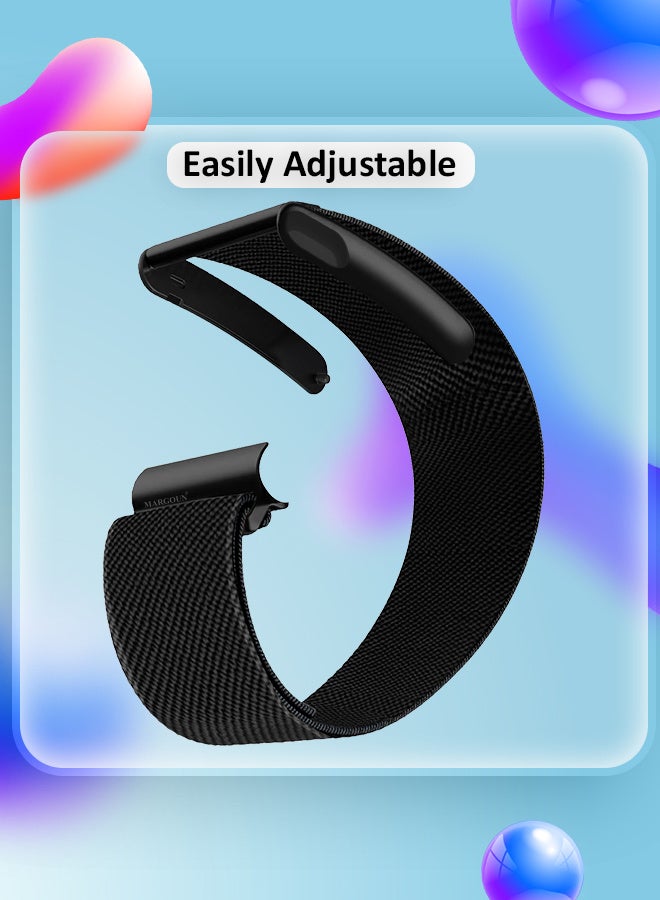 MARGOUN Adjustable Nylon Sport Strap Compatible with Whoop Life MG – Breathable and Waterproof Replacement Wristband Black - Image 5