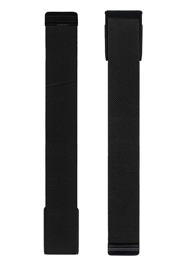 MARGOUN Adjustable Nylon Sport Strap Compatible with Whoop Life MG – Breathable and Waterproof Replacement Wristband Black - Image 2