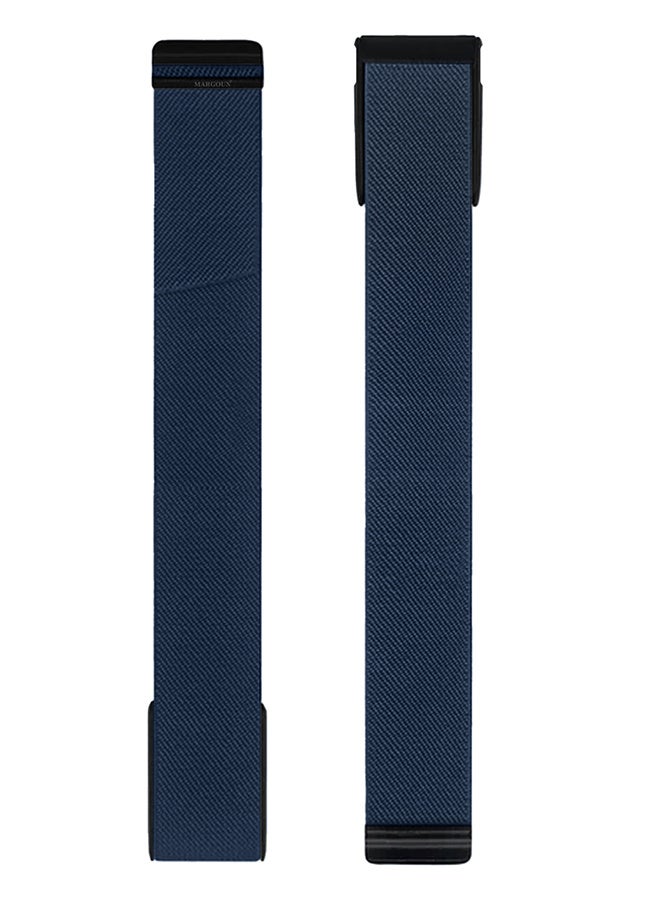 MARGOUN Adjustable Nylon Sport Strap Compatible with Whoop Life MG – Breathable and Waterproof Replacement Wristband Navy Blue - Image 2