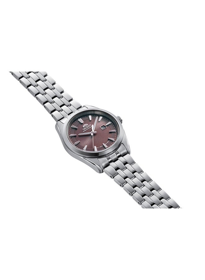 أورينت Women's Solar Contemporary Women's Watch RA‑WG0603R, 32.1 mm Brown Dial, Stainless Steel Bracelet, 50M WR - Image 2