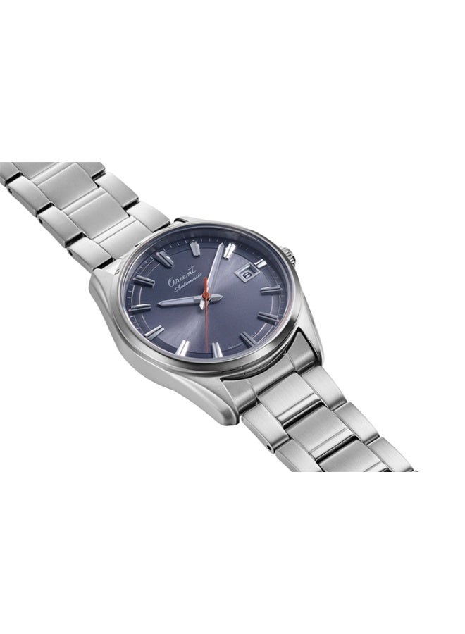 أورينت Men's Limited Edition Mechanical Contemporary "Stretto" Men's Watch RA-AC0R04N30B, 38.5mm Grey Dial, Stainless Steel Bracelet, 50 M WR - Image 1