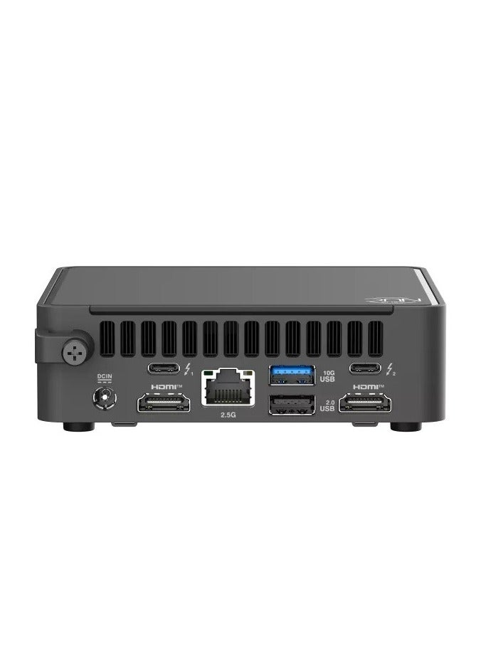 ASUS RNUC15CRKU700003 15 Pro Barebone Mini PC Kit, Intel Core Ultra 7 255H, Intel Arc Graphics, DDR5-5600 SO-DIMM x 2, Dual M.2 NVMe, Wi-Fi 7, Bluetooth 5.4, FreeDOS | 90AR00R2-M000E0 Black - Image 4