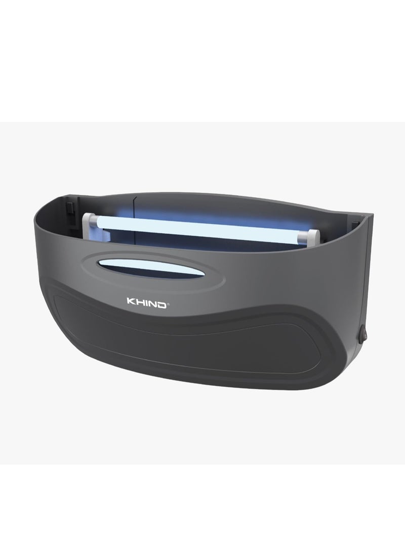 KHIND Insect Killer, Low Power Consumption, Strong & Durable Plastic Body (ABS), Easy Installation & Maintenance for restaurants, supermarkets, kitchens & hospitals IK1210T, 2 Year Warranty IK1210T Black - Image 1