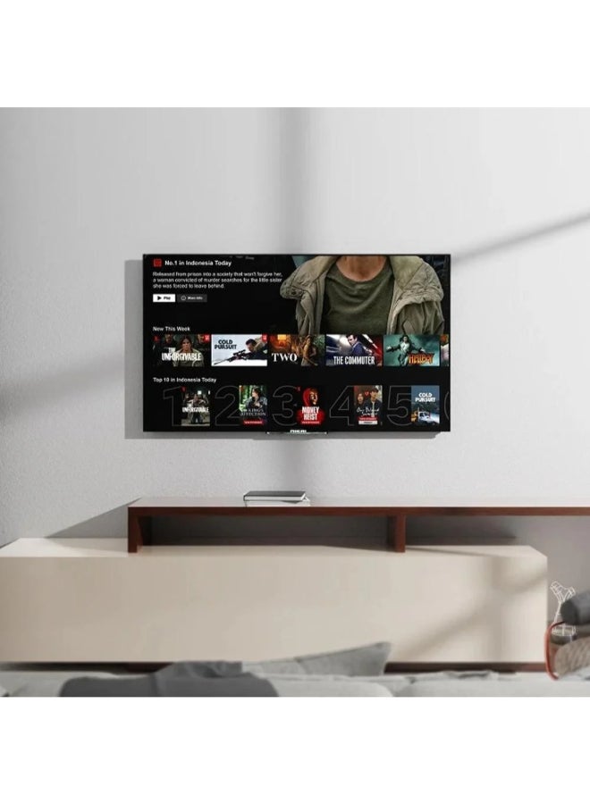 NIKAI 50 Inch Smart FULL HD Android 14 LED TV, Frame less Design, NTV5000SLED Black - Image 3