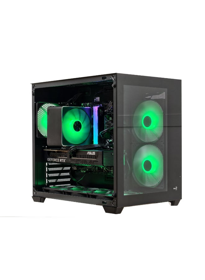 إس بي سيست كمبيوتر ألعاب رين مع معالج إنتل كور i5-12400F/16GB DDR5 RAM/1TB SSD/16GB Nvidia GeForce RTX 5060 Ti Graphics/Windows 11 Pro - Image 1
