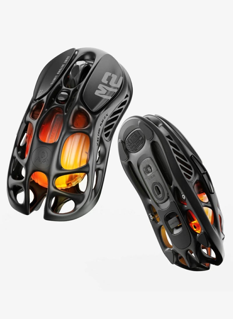 جرافا ستار ماوس الألعاب اللاسلكي ميركوري M2، مستشعر PAW3395، حتى 82 ساعة بشحنة مدتها 1.5 ساعة، 650 IPS أقصى تسارع، 26000 DPI حساسية عالية الدقة. - Image 4